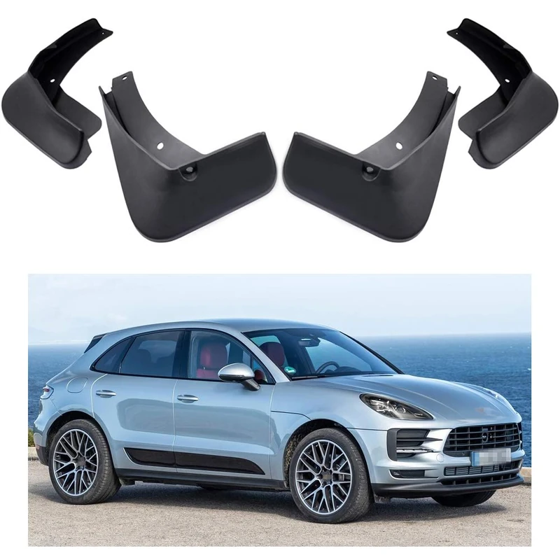 MOERTIFEI Car Splash Guard Mudguard Fender Mud Flaps Compatible with Porsche Macan 2015-2020 16 17 18 19