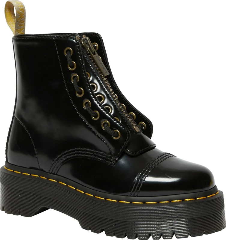 Dr. Martens Women's Jungle Combat Boot, Black Oxford, 5 UK