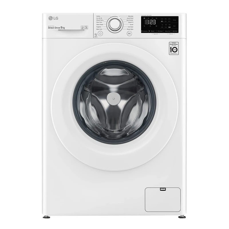 LG V3 F4V308WNW AI DD 9kg Freestanding Washing Machine