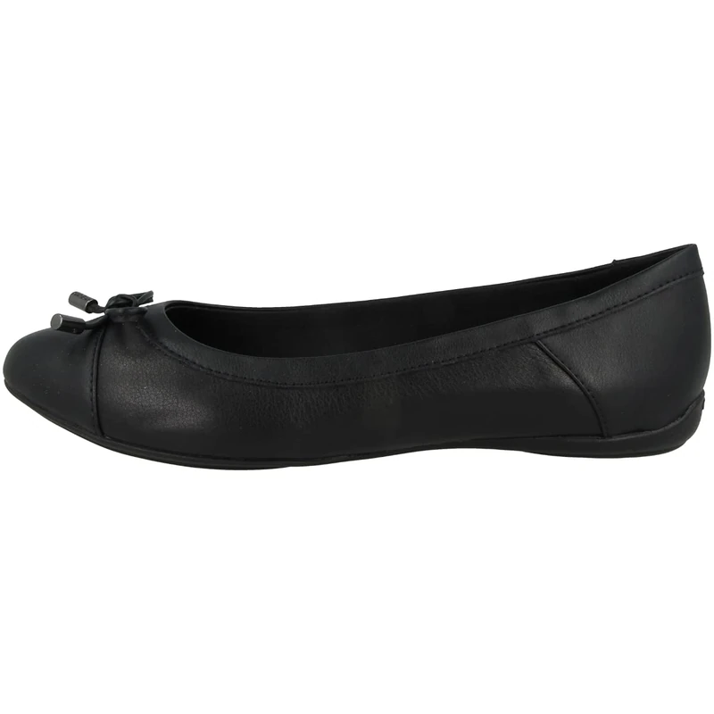 Geox Women's D Charlene C Ballerina, Black, 4 UK