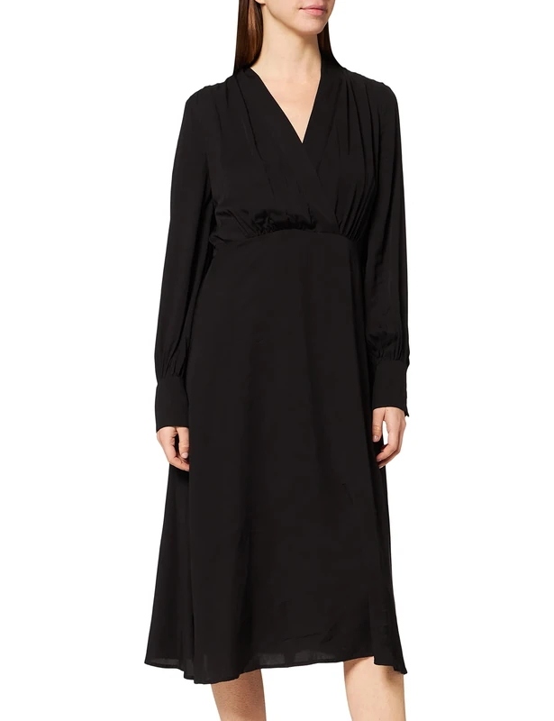 United Colors of Benetton Women's Dress 4d1f5vck5, Black 100, XS