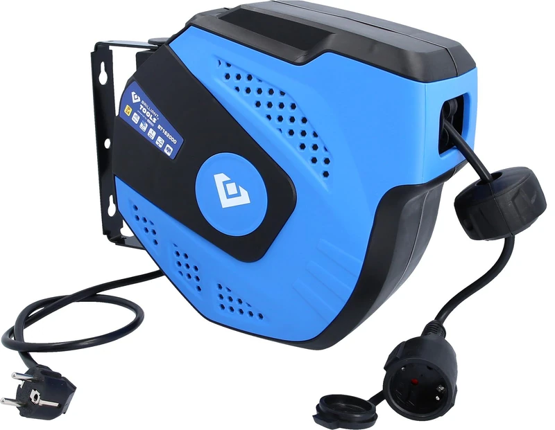 BRILLIANT TOOLS BT162000 Automatic Cable Reel 15 + 1 m [Powered by KS Tools]