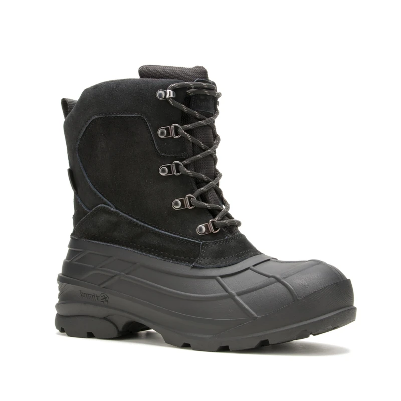 Kamik Men's Fargo2 Winter Boots, Black Black Blk, 7 UK