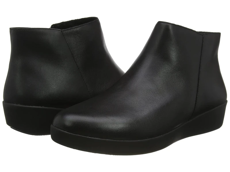 Fitflop Women's Fashion Boot, Chelsea Boots, All Black, 3 UK - Image 1