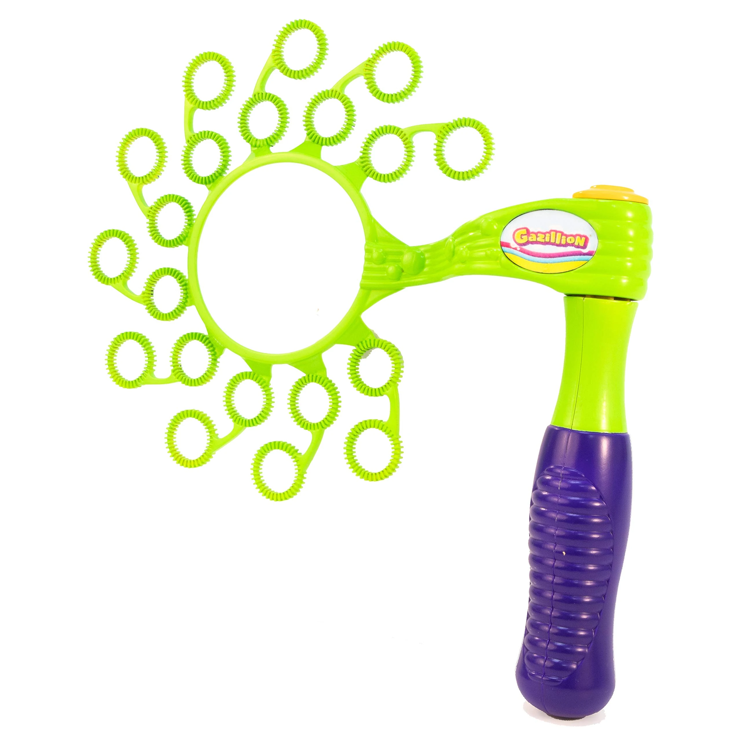 Gazillion Premium Spinnin' Bubble Wand I Spin the wand to create a flurry of Bubbles I Includes safe non toxic 4oz (115ml) premium Bubble solution I Outdoor Gifts & Toys for For kids aged 3+