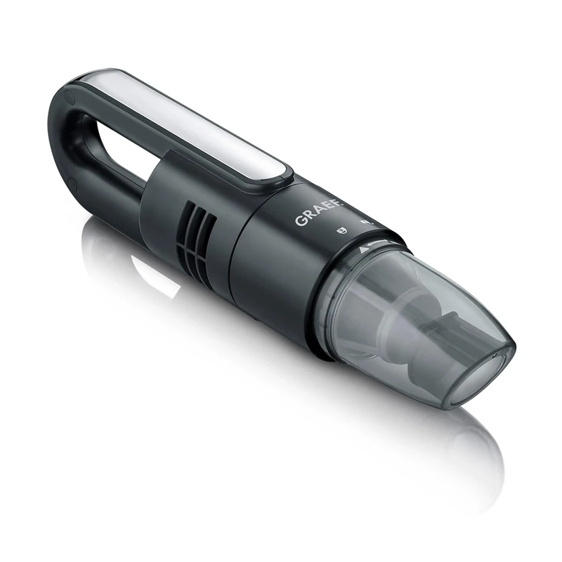 Graef. KC502EU battery-operated crumb vacuum cleaner, removable 2-way filter system HEPA F6 x Nylon Filter, 7.4V Lithium Battery, 2000mAh, Bagless, Black