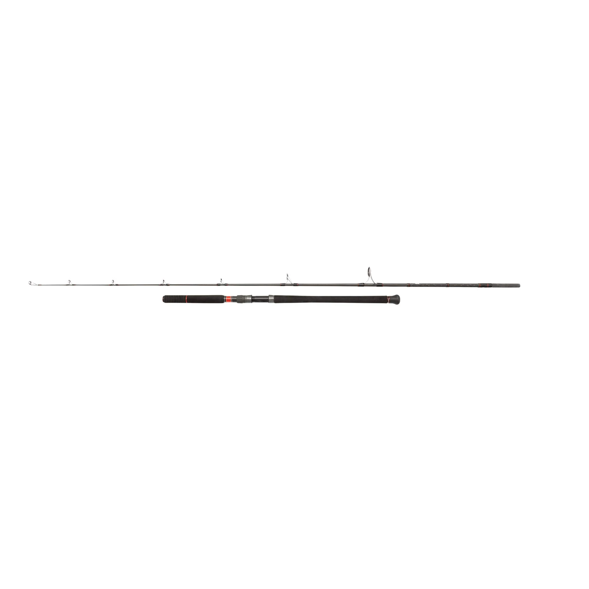 PENN Conflict Offshore Casting Rod - Pelagic Tuna Lure Fishing - Saltwater Spin Rod - Tuna, Roosterfish, Snapper, GT, Barracuda, 2.49m |30-180g, Black / Red