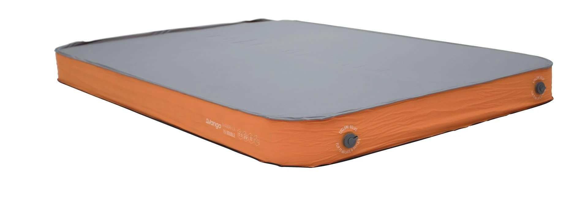 Vango Shangri-La II Self Inflating Mattress With Memory Foam Inflatable Camping Mat (15cm Thickness, Double)