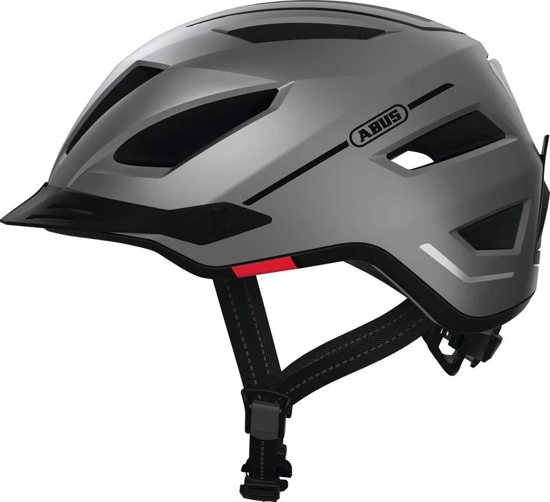ABUS city helmet Pedelec 2.0 - bicycle helmet with rear light and rain cover - for city traffic - for men and women