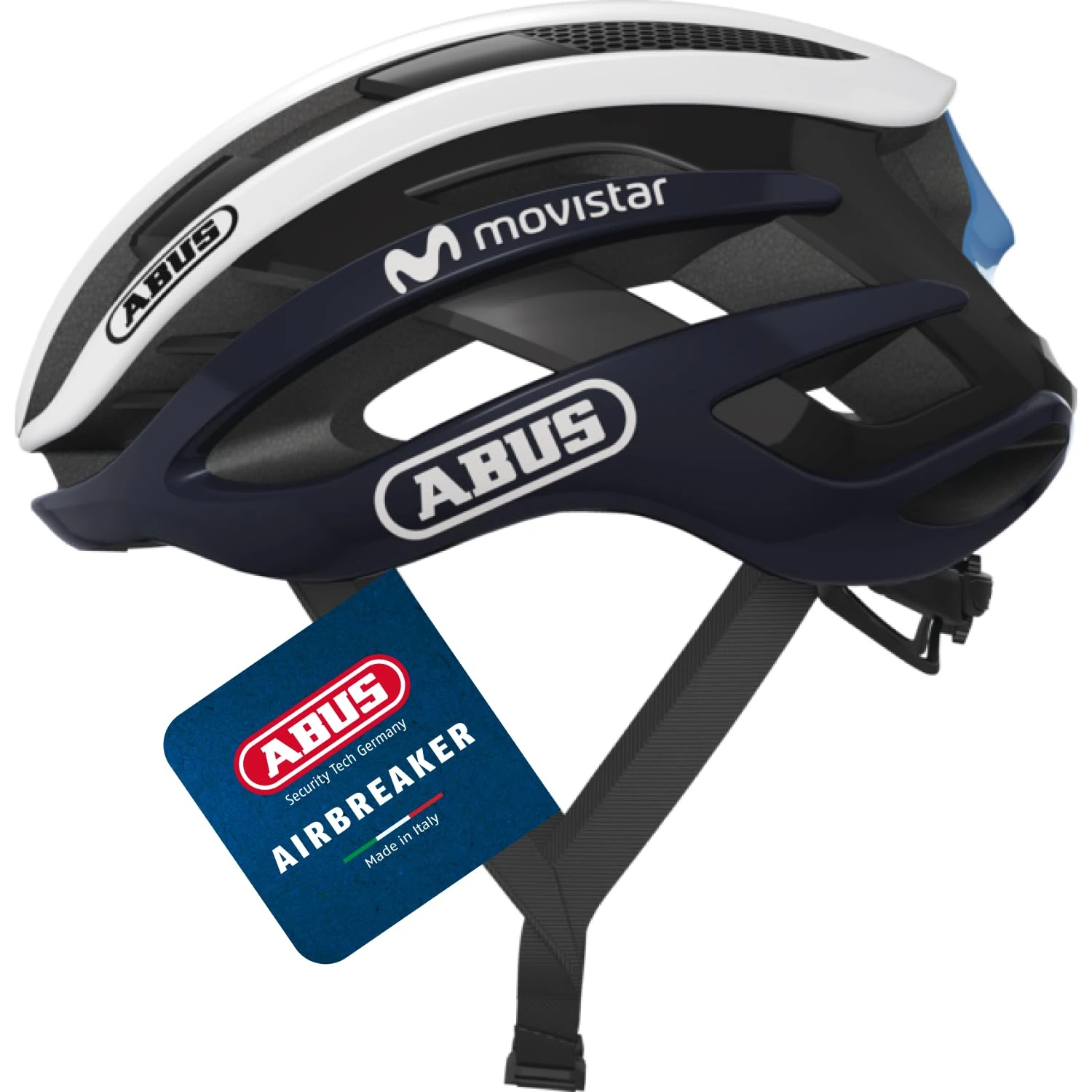 ABUS AirBreaker road bike helmet - high-end bike helmet for professional cycling - for teenagers and adults - helmet for men and women
