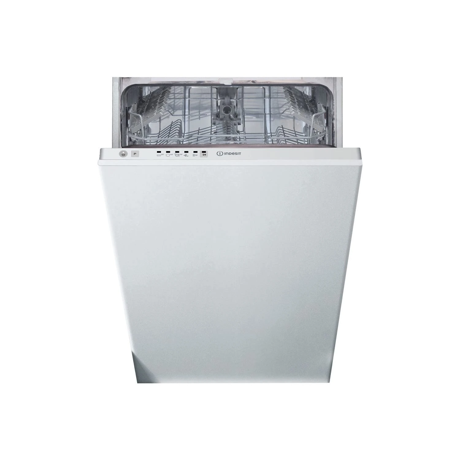 Indesit Integrated DSIE2B10UKN Slim 45cm Dishwasher - White