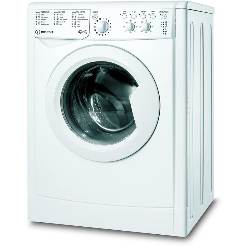 Indesit IWDC65125UKN 6kg Wash / 5kg Dry Washer Dryer - 1200rpm