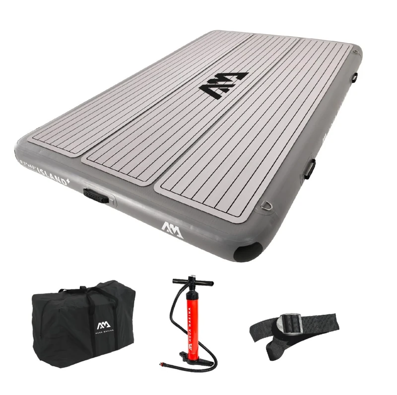 Aqua Marina Island Plus, Inflatable Air Floating Platform, 250 cm Length