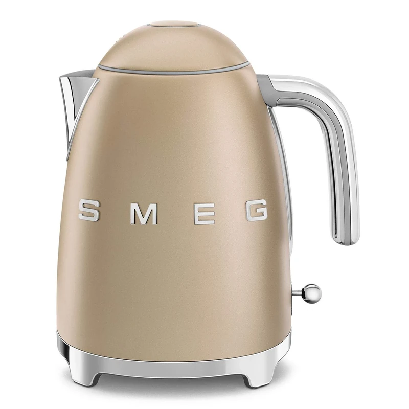 Electric Kettle with a Capacity of 1.7l and a Power of 2400 W from Smeg KLF03CHMEU - Champagne matt