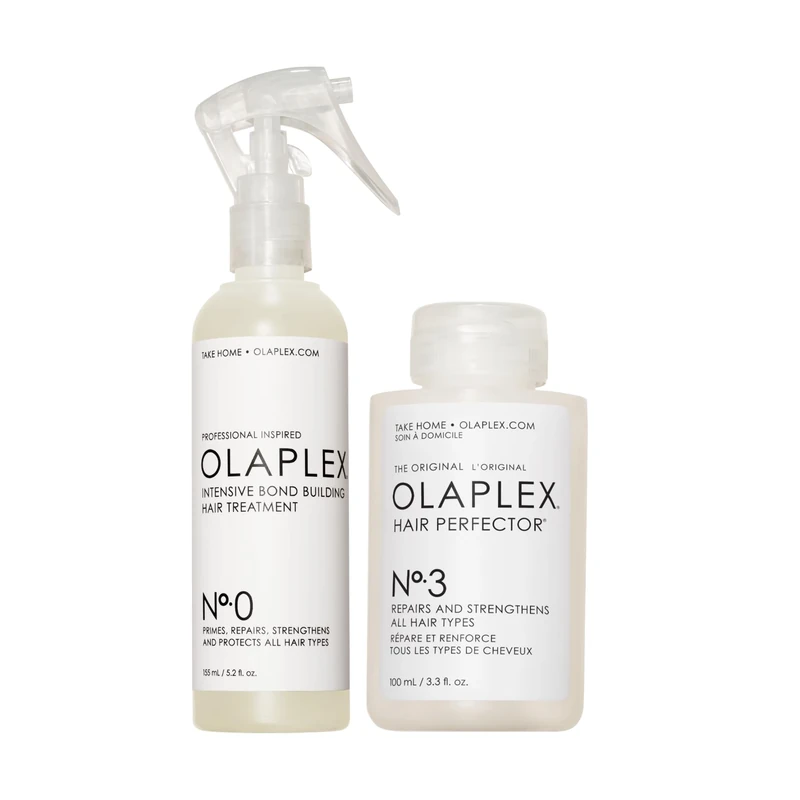 Olaplex No.3 Hair Perfector & Nº.0 Intensive Bond Building Hair Treatment Bundle
