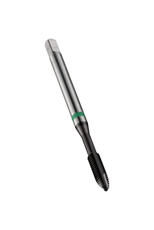 Dormer E472M16 Series E472 HSS-E-PM Spiral Point Green Shark Line Machine Tap Metric with Super-B Coating, DIN Standard, M16 x 2.00 mm Thread, 110 mm Length