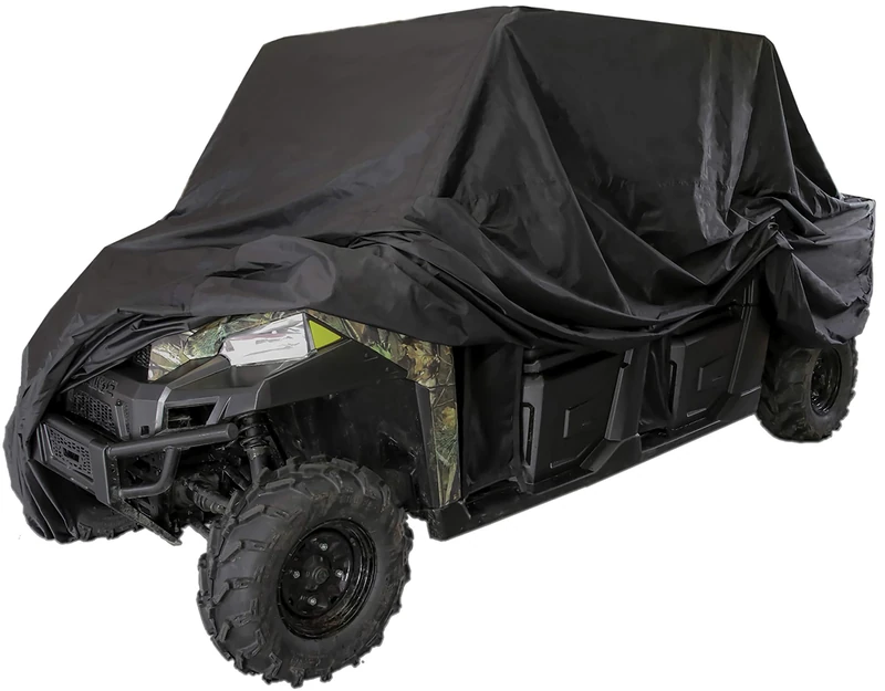 Raider 02-6614 EX-Series Weather and UV-Resistant 2-Row Seating UTV Storage Cover, black - Image 1