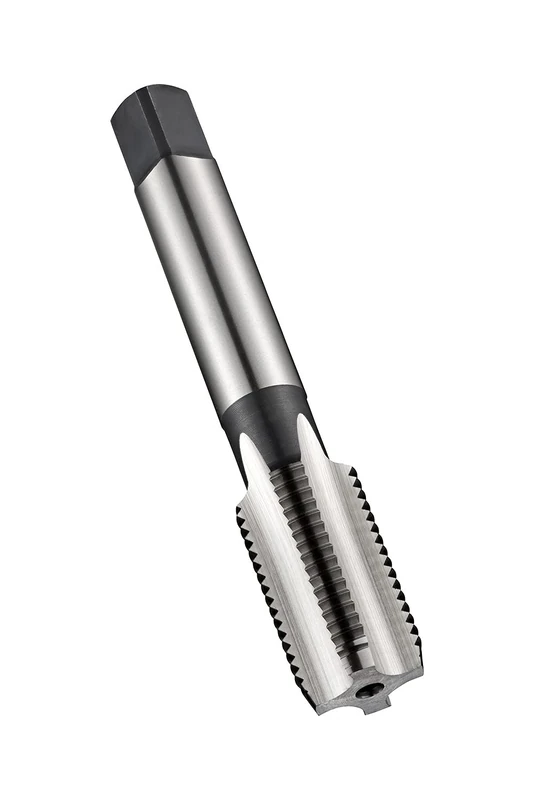 Dormer E243PG21NO3 Series E243 HSS Straight Flute Hand Tap PG Conduit Thread with Bright Finish, DIN Standard, NO3, 21"-16 Thread, 28.3 mm Cutting Diameter, 90 mm Length