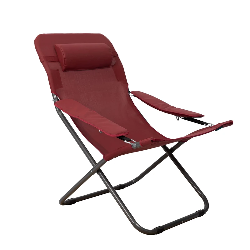 Homecall 30163 Folding Camping Chair - Red Textilene