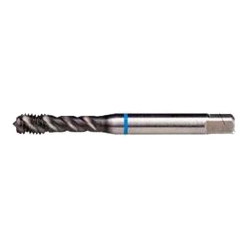 Dormer E414M14 Series E414 HSS-E-PM Spiral Flute Blue Shark Line Machine Tap Metric with Super-B Coating, DIN Standard, M14 x 2.00 mm Thread, 110 mm Length