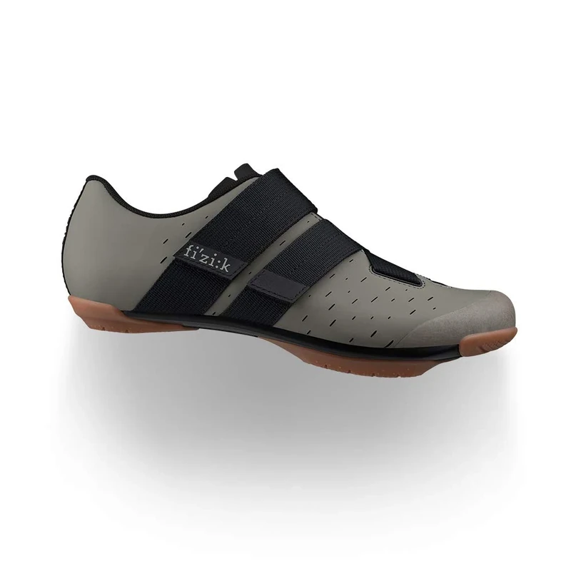 Fizik Unisex X4 Terra Powerstrap Gravel Cycling Shoes, Mud/Caramel, 13 UK