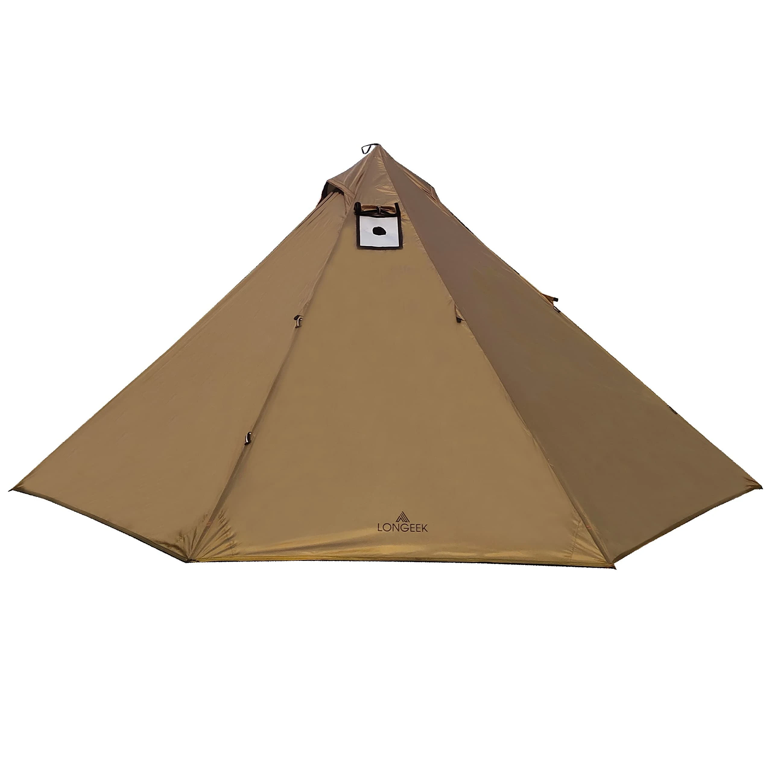 Longeek Teepee Tent Camping Hiking Heated Shelter Chimney Hot Tipi Easy Set Up