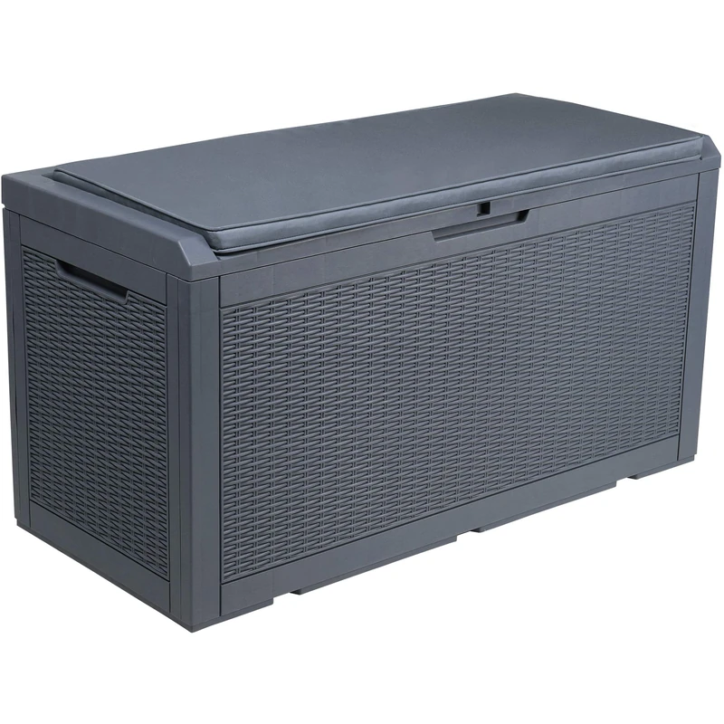 YITAHOME 380L Garden Storage Box - Large Waterproof Deck Box