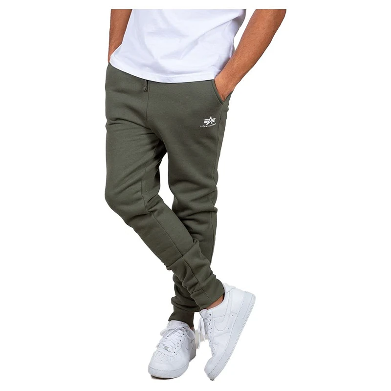 Alpha Industries Basic Jogger SL Mens Sweatpants Dark Olive