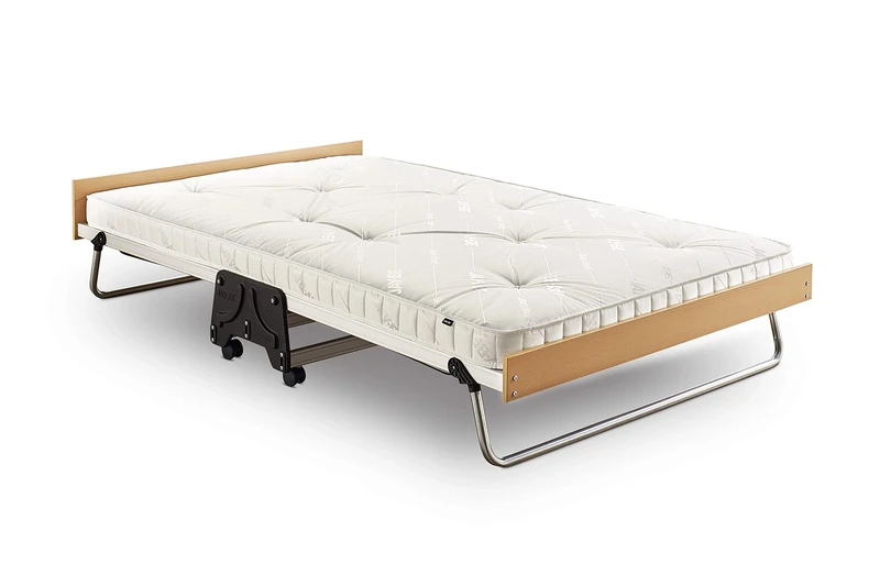 JAY-BE J-Bed Folding Bed with Anti Allergy Micro e-Pocket Mattress, Compact, Small Double, 120 x 190 cm