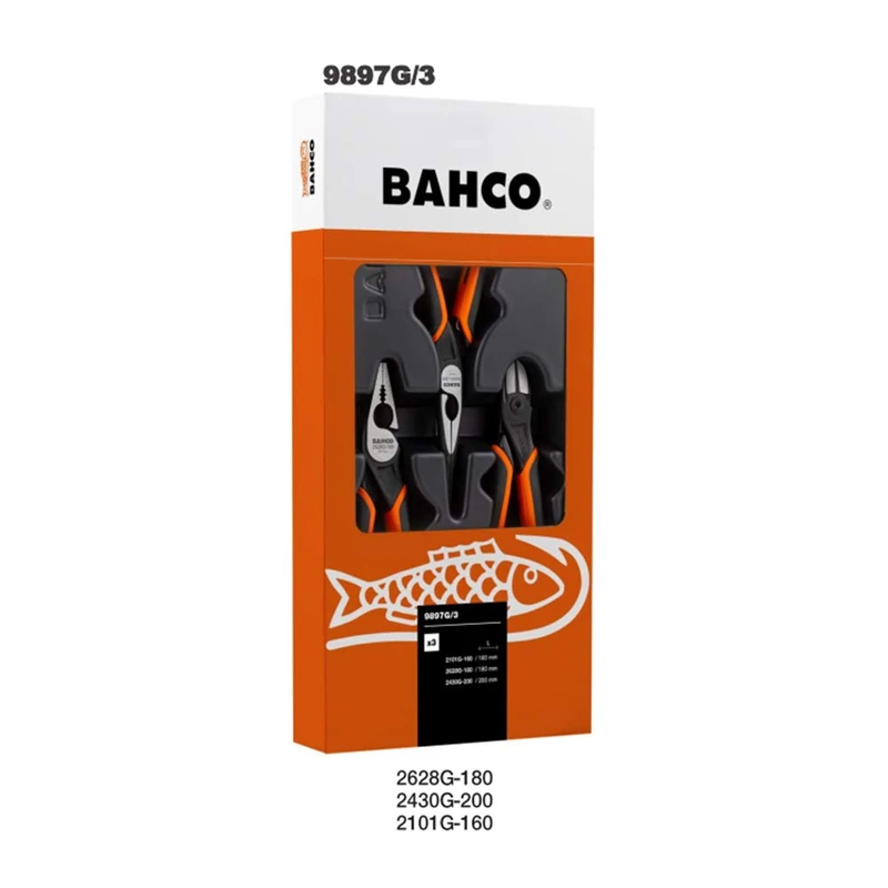 BAHCO Ergo™ Universal Pliers Set (3 Pieces)