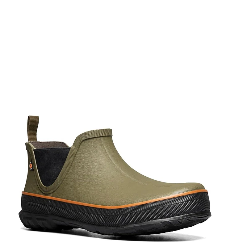 BOGS Men's Digger Slip on Sneaker, Olive, 9 UK
