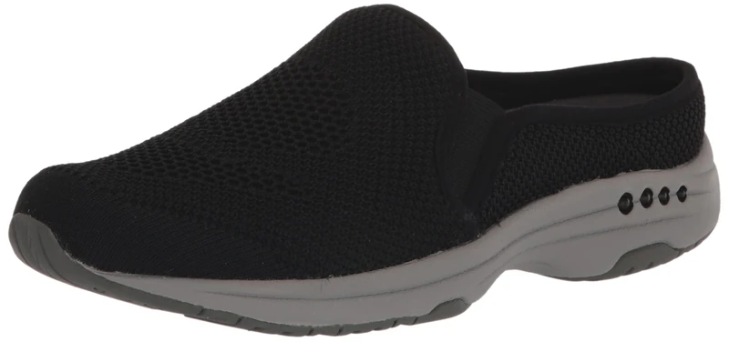 Easy Spirit Take Knit Women's Slip On 8.5 B(M) US Black-Silver