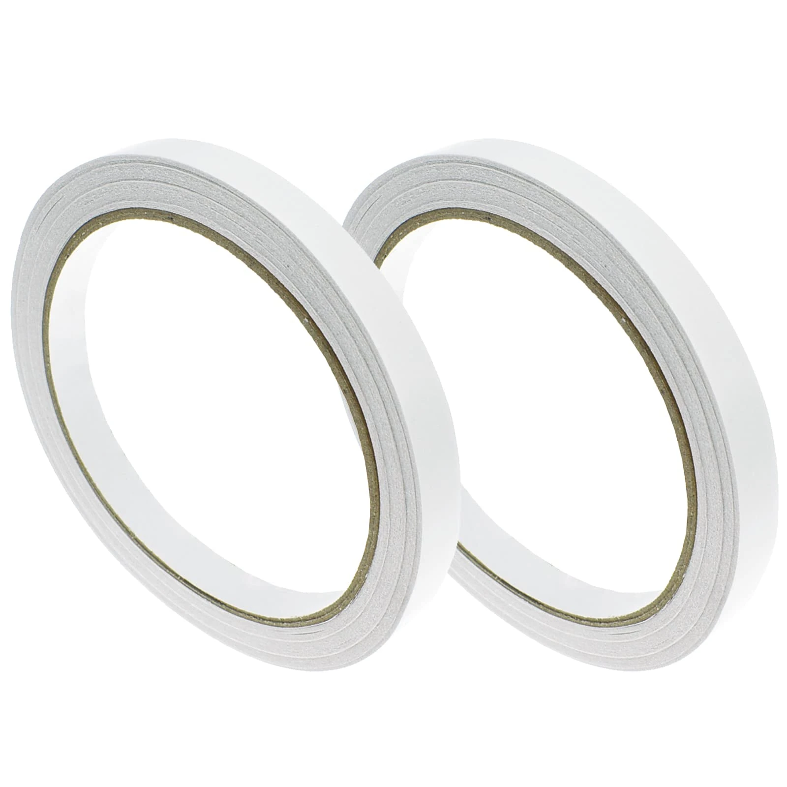 Double Sided Tape 2 Rolls Strong Adhesive Sticky Tape for Documents, Scrapbook, Photo, Craft, Office, School - Each Roll 52 Feet Long, 0.39inch Wide