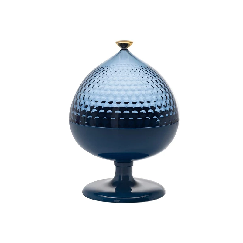 Kartell Pumo Container/Corepiece, Light Blue and Blue