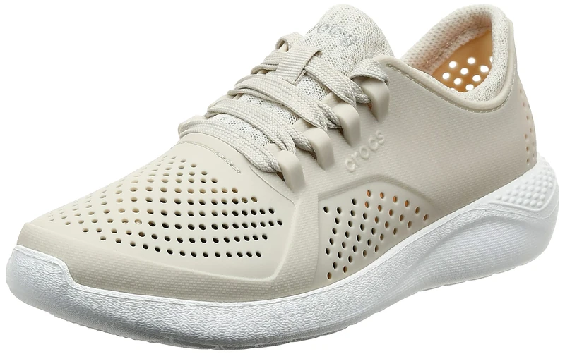 Crocs Women's LiteRide Pacer Shoes, Stucco, 7 UK
