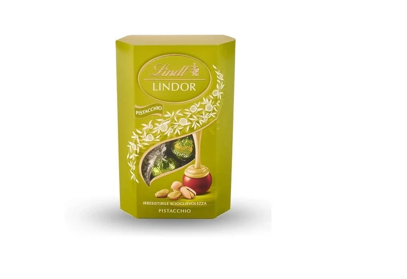 Lindor Lindt Lindor Pistachio Milk Chocolate Pralines filled with Pistachio Cream 200g