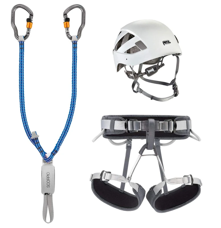 PETZL, Kit Via Ferrata Vertigo, Via Ferrata Kit, Multicolour, 2, Unisex-Adult - Image 1