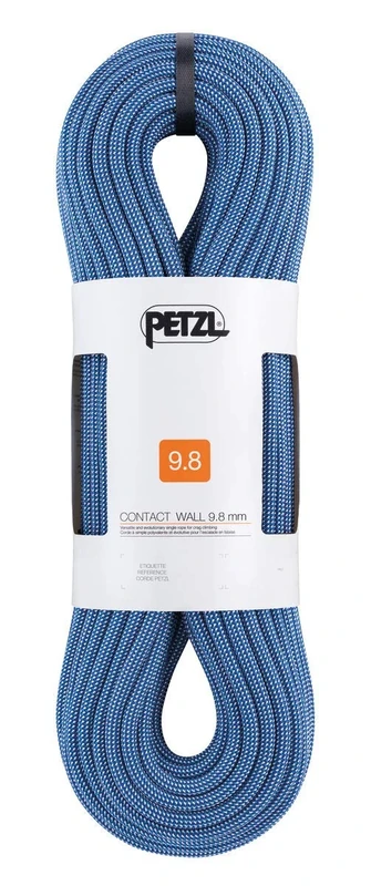 PETZL, Contact® Wall 9.8 Mm, Rope, Blu, 30 M, Unisex-Adult