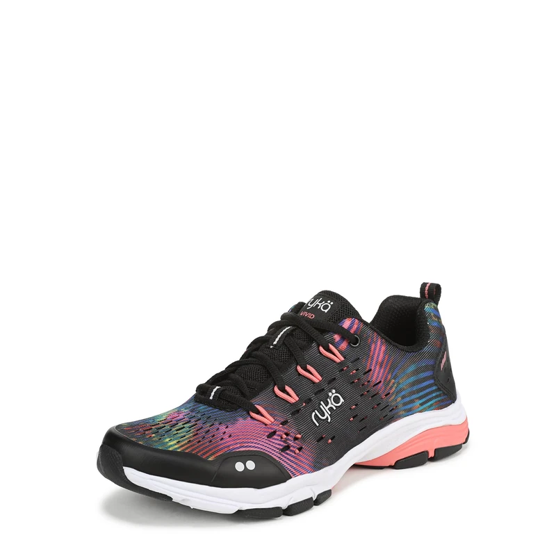 Ryka Women's Vivid RZX Cross Trainer, Black Tie Dye, 8.5 UK