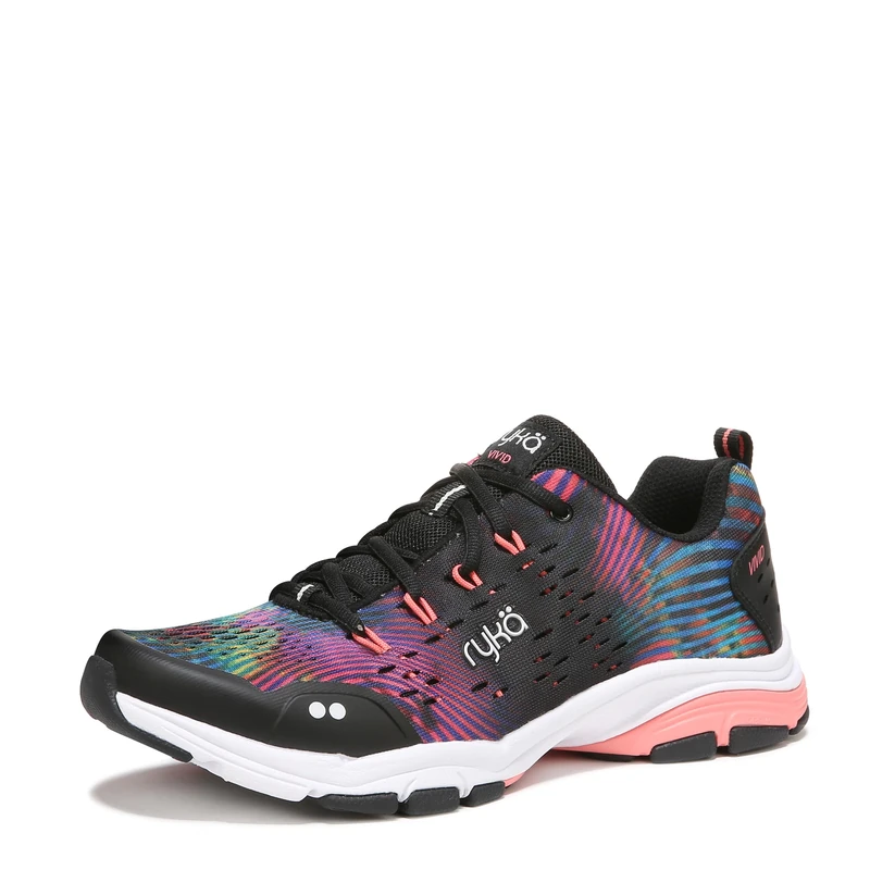 Ryka Women's Vivid RZX Cross Trainer, Black Tie Dye, 5 UK