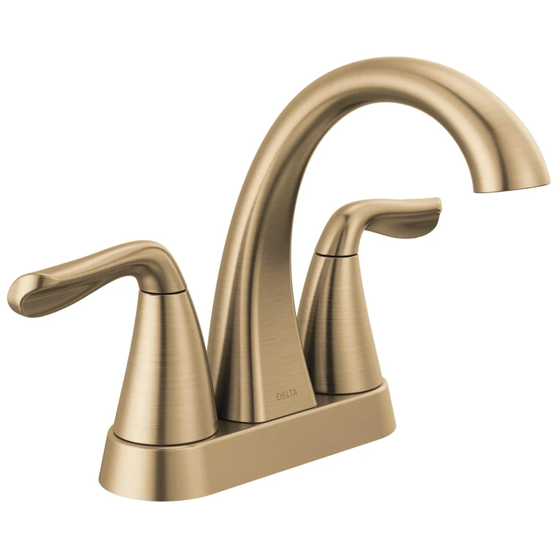 Delta Faucet 25840LF-CZ Arvo Centerset, Champagne Bronze