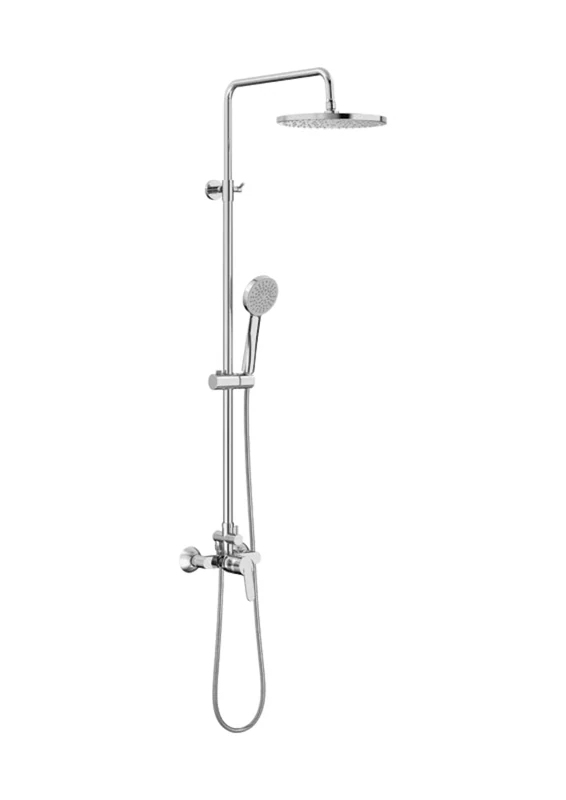 Thermostatic Shower Set for Bathroom, 24 x 59 x 136 cm, Metallic Colour (A5A9A25C00)