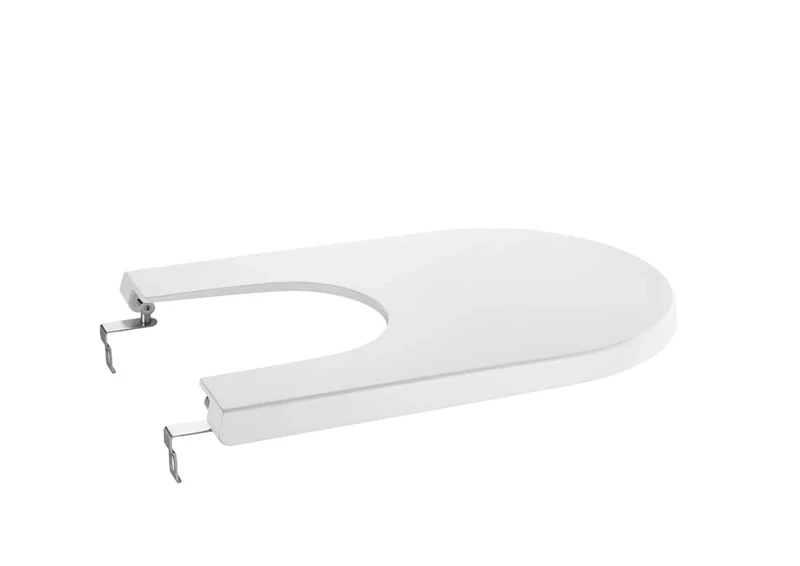 Round Bidet Cover with Soft Drop, 52.5 x 38.8 x 4.8 cm, White (A806D12001)