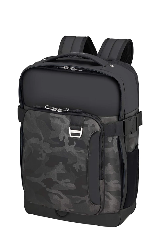 Samsonite Midtown Laptop backpacks, 15.6 inch Expandable (45 cm - 32 L), Multicolored (Camo Grey)