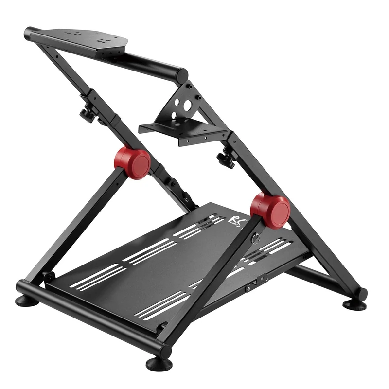 NanoRS RS155 Foldable Gaming Steering Wheel Stand Steel Frame Support Game Driving Bracket up to 20kg