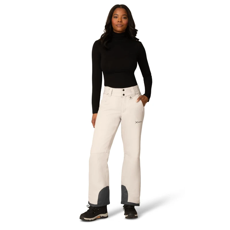 Arctix Women's Insulated Snow Pants, Quiet Grey, X-Large/29 Inseam