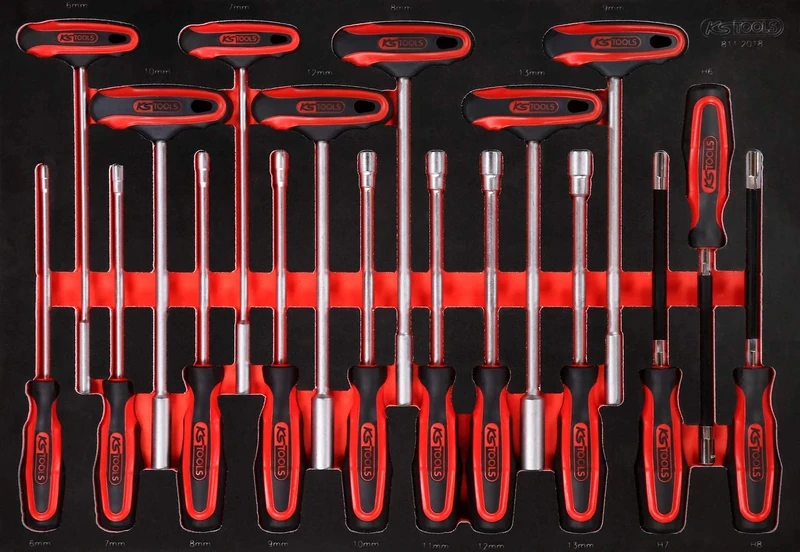 KS Tools 811.2018 Performance Plus Tool Set 18 Pieces Socket Screwdriver