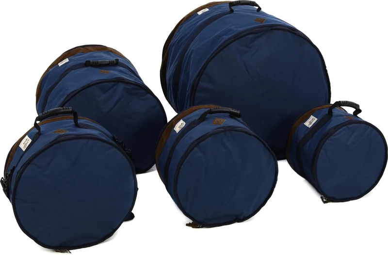 Tama TDSS52KNB Powerpad Designer Drum-Set Bag (Navy Blue) - Drum Bag Set