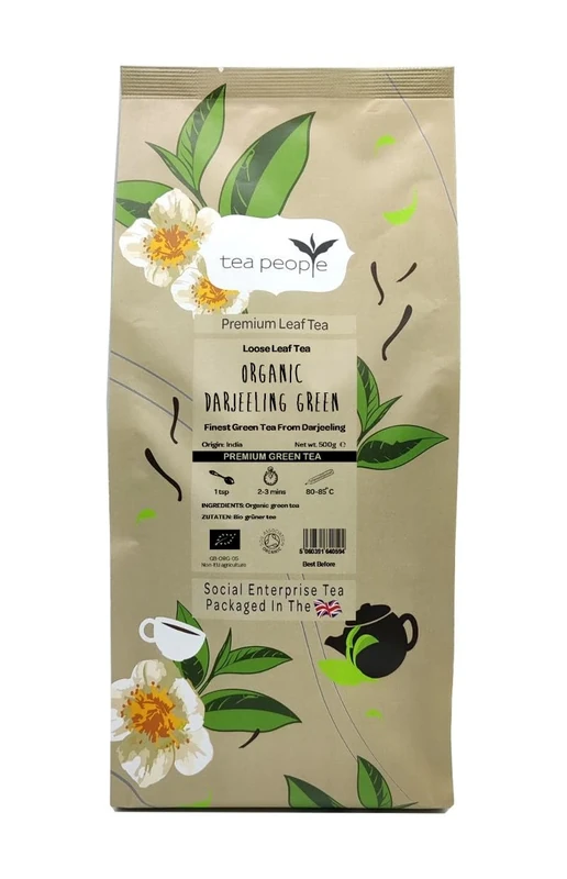 Tea People Organic Darjeeling Green - 2kg Large Catering Pack