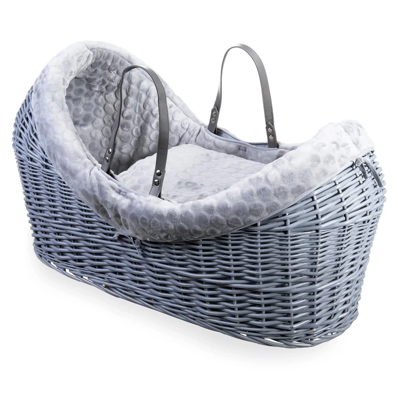 Clair de Lune Moses Basket, Grey